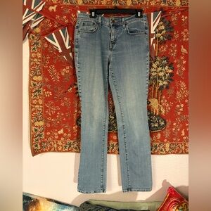 Levi’s 505 Straight Leg 8 Long Blue Jeans 👖 Classic Distressed Flattering Cool